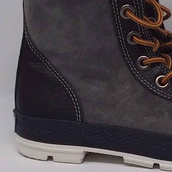 Converse Brown Leather Suede Unisex High Tops - Picture 8 of 12